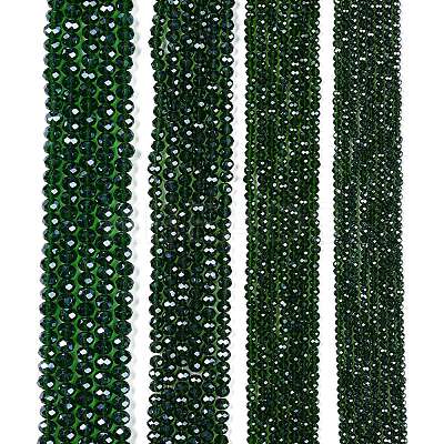 Electroplate Glass Beads Strands EGLA-A044-T6mm-A24-1
