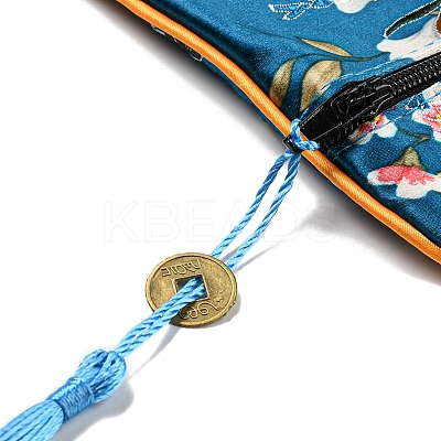 Chinese Style Floral Cloth Jewelry Storage Zipper Pouches AJEW-D063-01E-1