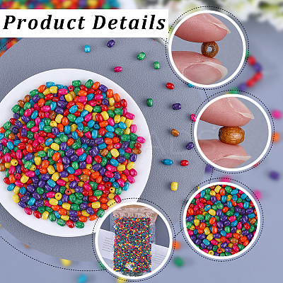 Natural Wood Beads WOOD-GF0002-14A-1