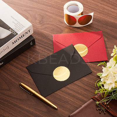 Paper Self-Adhesive Serrated Edge Awards Blank Stickers DIY-WH0504-151E-1