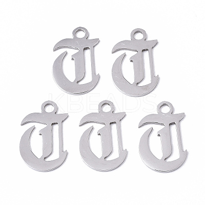 Tarnish Resistant 201 Stainless Steel Pendants STAS-N091-40T-1
