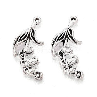 Tibetan Style Alloy Pendants TIBE-N014-14AS-1