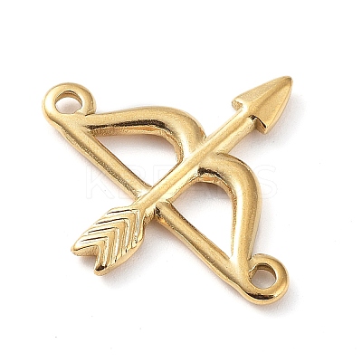 304 Stainless Steel Connector Charms LS-STAS-P331-01G-1