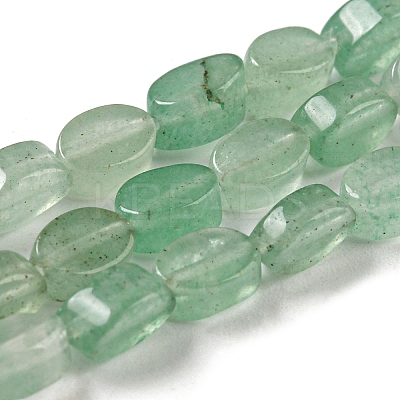 Natural Green Aventurine Beads Strands G-M420-H02-03-1