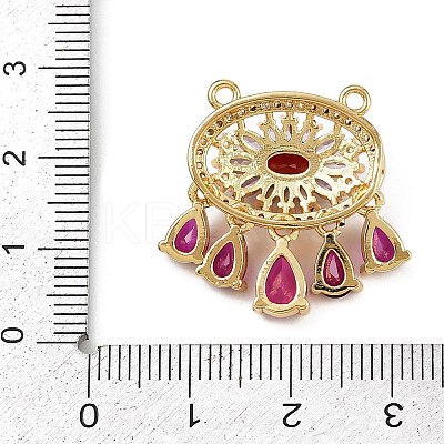 Brass Micro Pave Cubic Zirconia Pendants KK-S526-11G-A-1