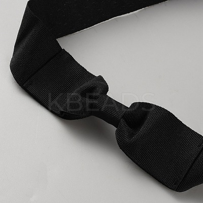 Women's Faux Suede Bowknot Stretchable Hat Band AJEW-WH0696-082Q-1