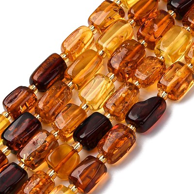 Gradient Color Natural Amber Beads Strands G-F803-D01-02-1