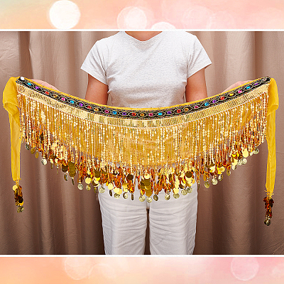 Polyester Tassel Fringe Trimming DIY-WH0304-796A-1