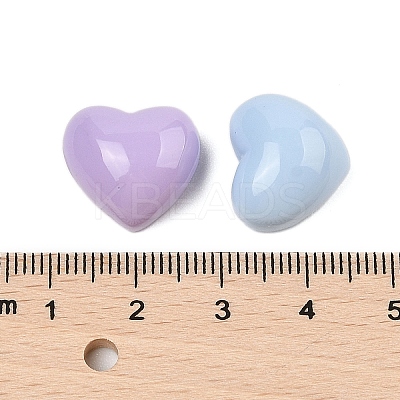 Opaque Resin Cabochons CRES-M037-15-1