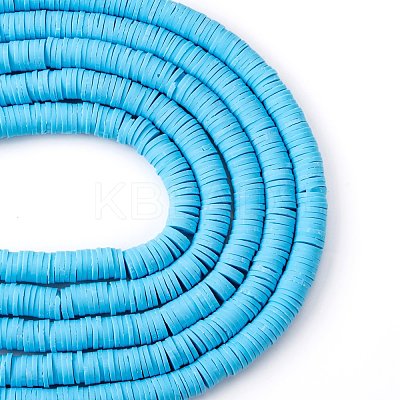Handmade Polymer Clay Beads Strands CLAY-R089-8mm-Q069-1