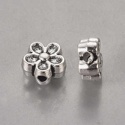 Tibetan Style Alloy 3D Flower Beads LS-LF0476Y-1