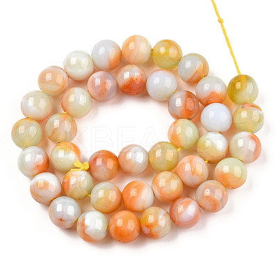 Handmade Lampwork Beads Strands LAMP-D072-B-04-1