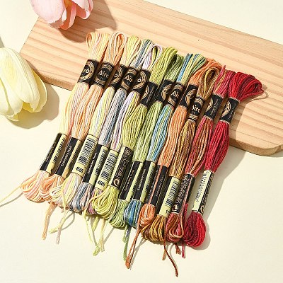 6-Ply Polyester Embroidery Floss OCOR-FZ0001-01K-1