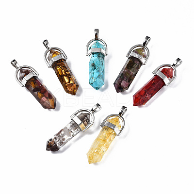 Transparent Epoxy Resin Pendants X-RESI-Q215-001-NR-1