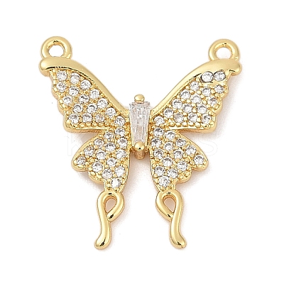 Brass Micro Pave Cubic Zirconia Pendants KK-U058-49G-1