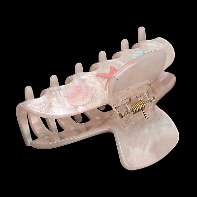 Cellulose Acetate Claw Hair Clips RE-CBABC10-01A-1
