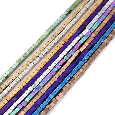 Electroplated Non-magnetic Synthetic Hematite Beads Strands G-G862-03-1