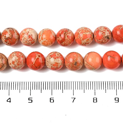 Dyed Natural Regalite/Imperial Jasper/Sea Sediment Jasper Beads Strands G-B124-C01-18-1