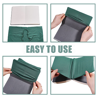 Elastic Cloth Book Cover AJEW-WH0696-009K-1