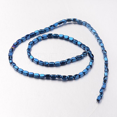 Electroplate Non-magnetic Synthetic Hematite Bead Strands G-F300-40B-05-1