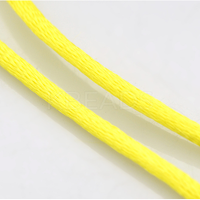 Nylon Satin Rattail Cords NWIR-O001-A-14-1