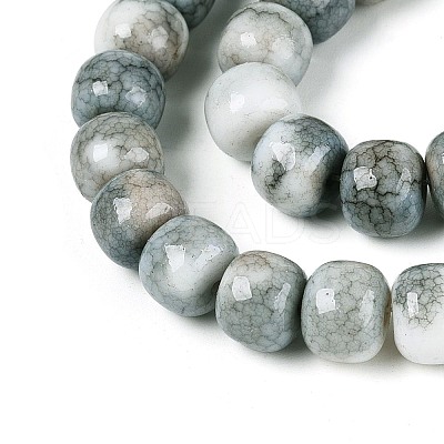 Ombre Effect Dyed Glass Beads Strands GLAA-N067-01A-14-1