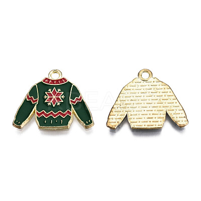 Alloy Enamel Pendants ENAM-N059-63-1
