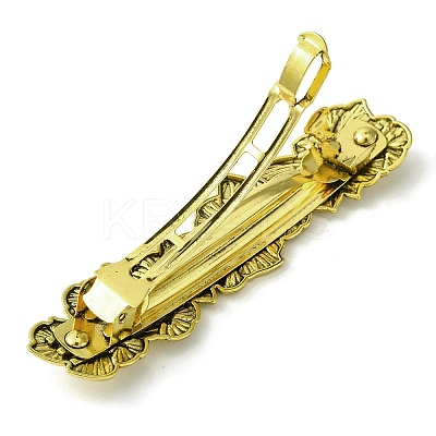 Butterfly Alloy Hair Barrettes OHAR-C010-03AG-1