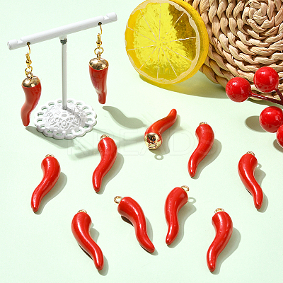 Alloy Enamel Pendants FIND-SC0018-15C-1