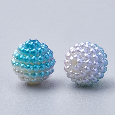 Imitation Pearl Acrylic Beads OACR-T004-12mm-07-1