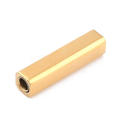 Ion Plating(IP) 304 Stainless Steel Magnetic Clasps with Glue-in Ends STAS-F276-05G-1