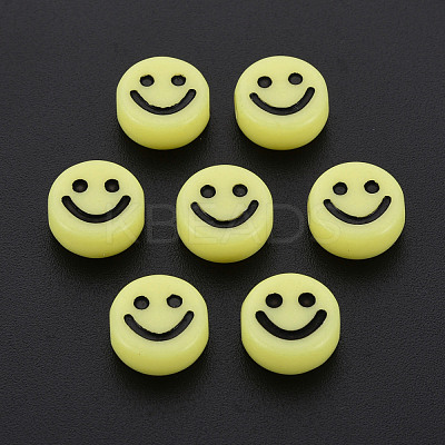 Opaque Acrylic Beads MACR-N008-55-B01-1