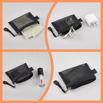 5Pcs Nylon Mesh Pen Bag AJEW-SP0001-89E-1
