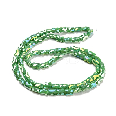 AB Color Plated Glass Beads Strands EGLA-P051-06B-B01-1