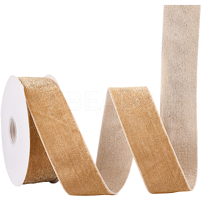 1 Roll Sparkle Single Face Velvet Ribbon OCOR-CY0002-21A-1