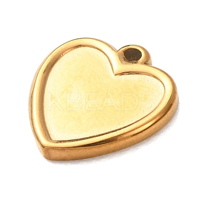 304 Stainless Steel Pendant Cabochon Settings STAS-Z204-04G-07-1