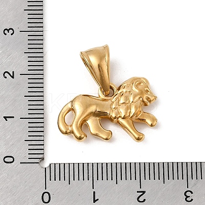 Animal Theme 304 Stainless Steel Pendants STAS-B167-27E-G-1