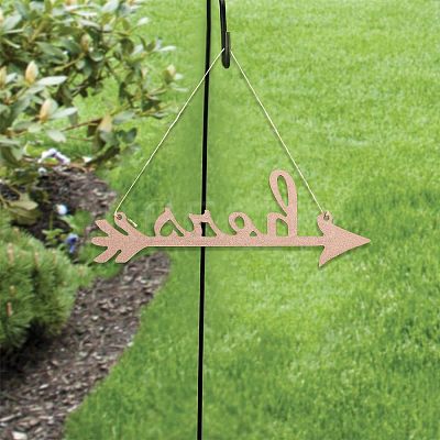 His and Hers Arrow Chair Signs Banner DIY-WH0157-34-1