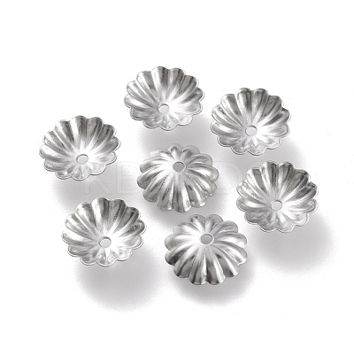 Non-Tarnish 304 Stainless Steel Bead Caps STAS-K194-06P-02-1