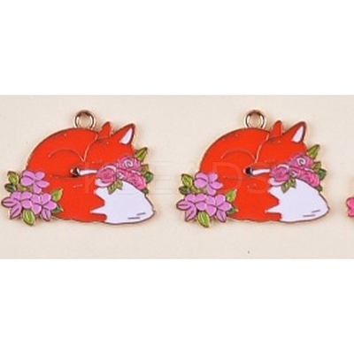 Alloy Enamel Pendants PW-WG21F84-04-1