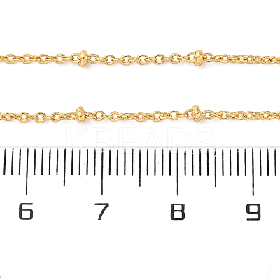 Long-Lasting Plated Brass Cable Chain Necklaces LS-NJEW-K112-09G-NF-1