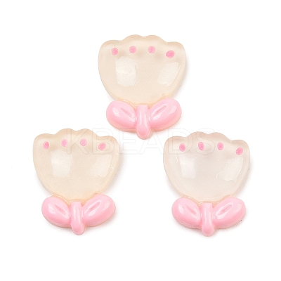 Translucent Resin Cabochons RESI-XCP0002-67B-1