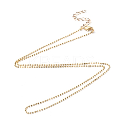 Brass Ball Chains Necklace Making NJEW-JN02838-04-1