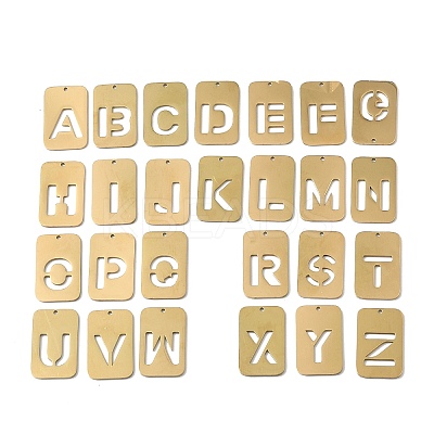 26Pcs 304 Stainless Steel Pendants STAS-G372-01G-1