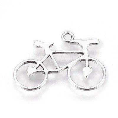 Tibetan Style Alloy Bicycle Pendants LS-TIBEP-A15503-AS-RS-1