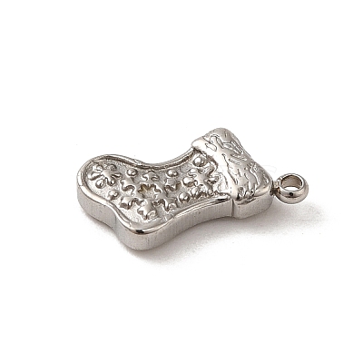 Non-Tarnish 304 Stainless Steel Charms STAS-L022-322P-1