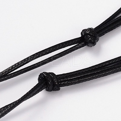 Triangle Lava Rock Pendants Necklaces NJEW-D205-04-1