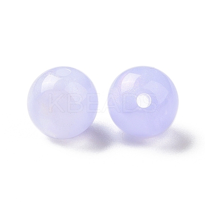 Opaque Acrylic Beads OACR-E014-19B-07-1