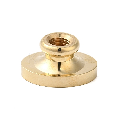 Golden Tone Wax Seal Brass Stamp Heads AJEW-U008-02G-20-1