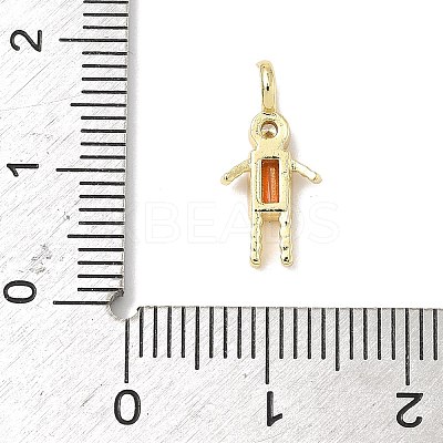 Brass Micro Pave Cubic Zirconia Pendants ZIRC-I356-17G-A05-1